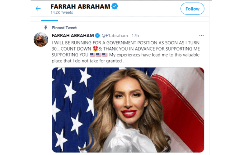 farrah for office. 