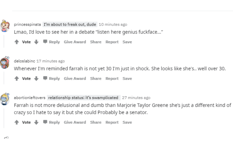 farrah reddit 