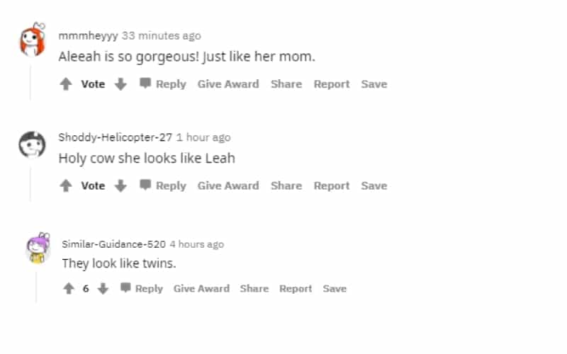 leah reddit comments