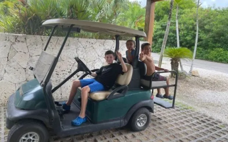 kails kids golf cart