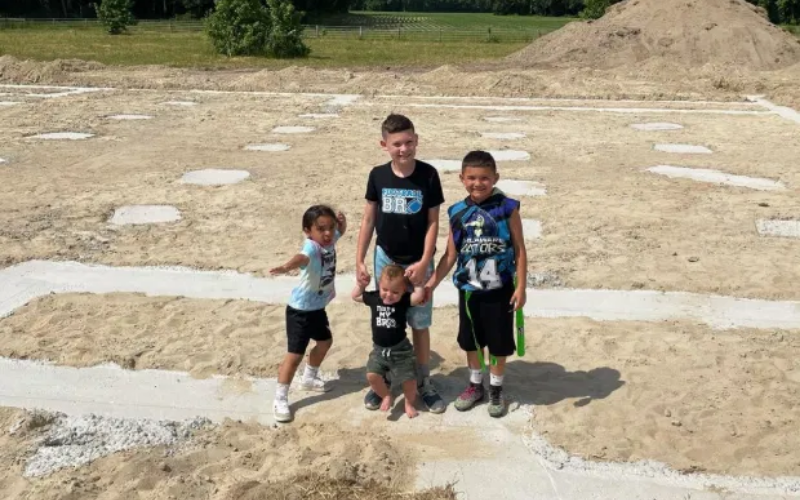 Kail's boys on land