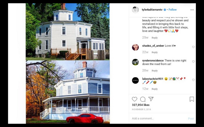 tyler post about house