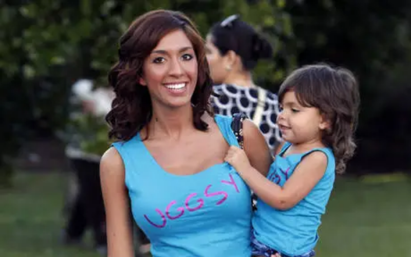 Farrah and baby