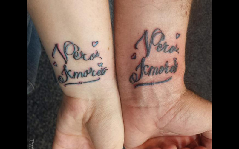 amber tattoo with bf