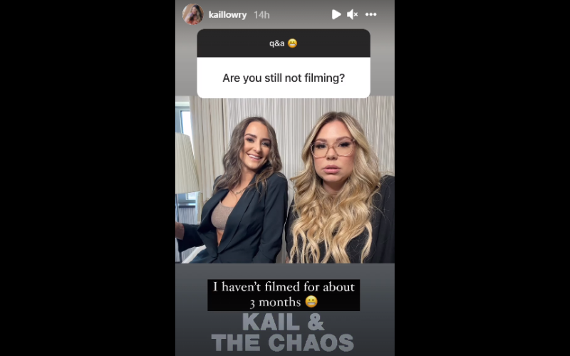 kail not filming