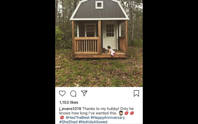 JEnelle she shed post