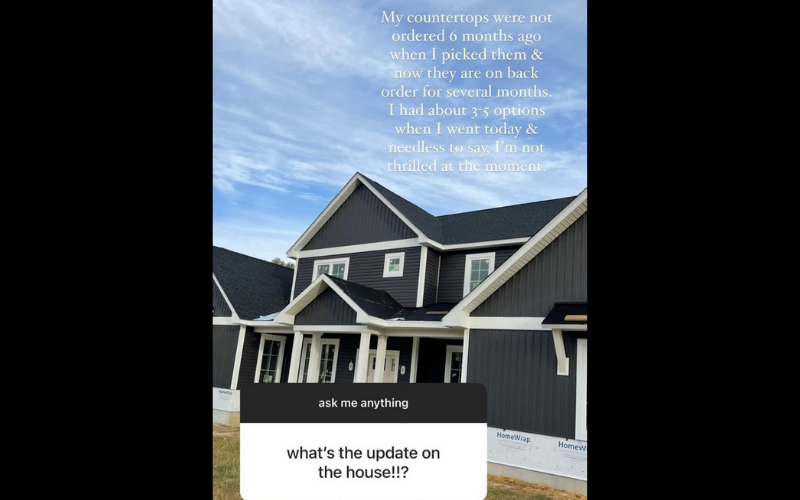 Kail new house update