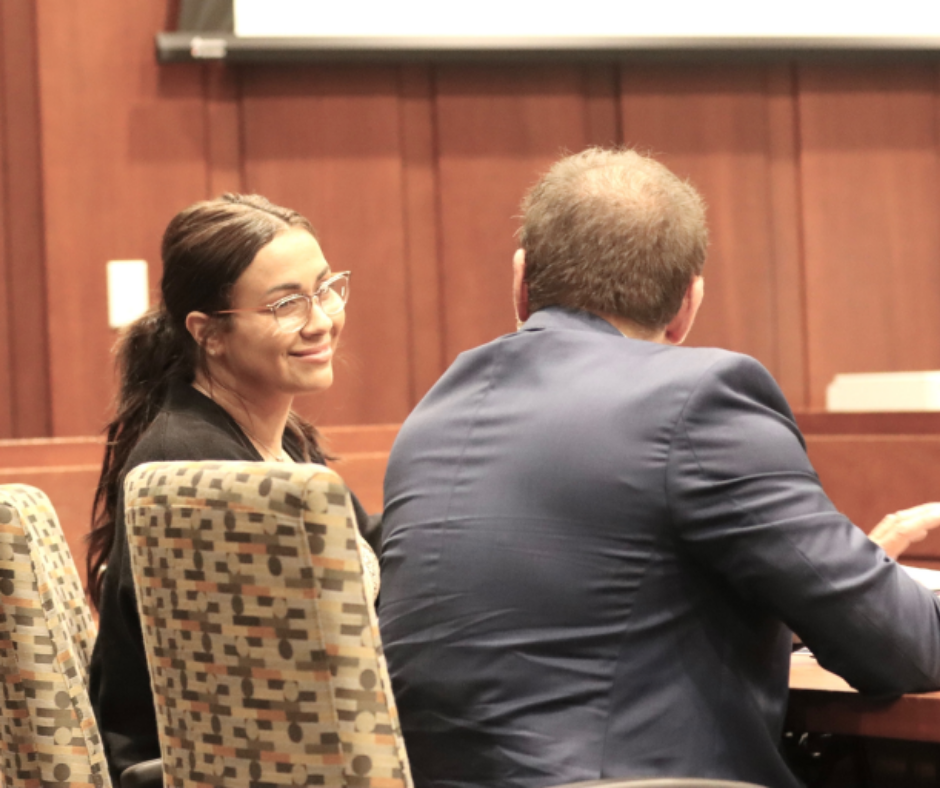 Briana in court