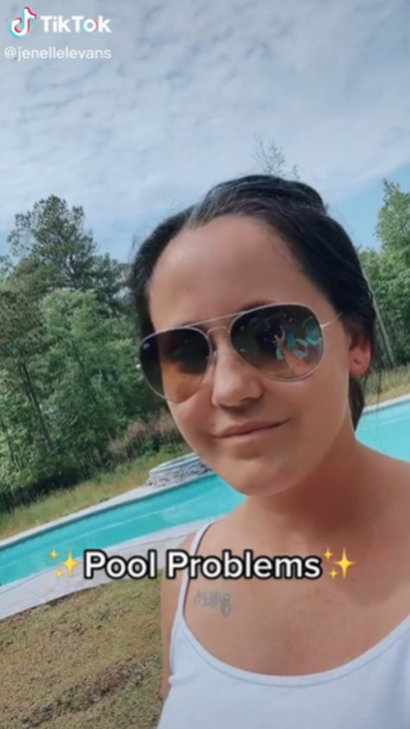 Jenelle pool problems