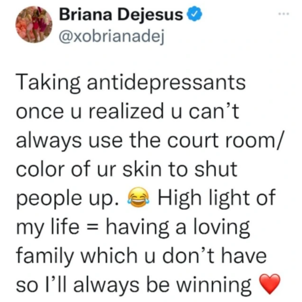 Briana tweet