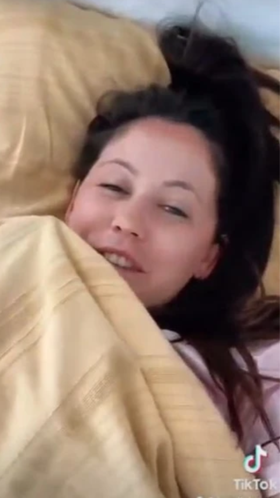 Jenelle in bed