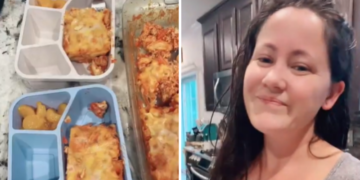 Jenelle and kids lunch